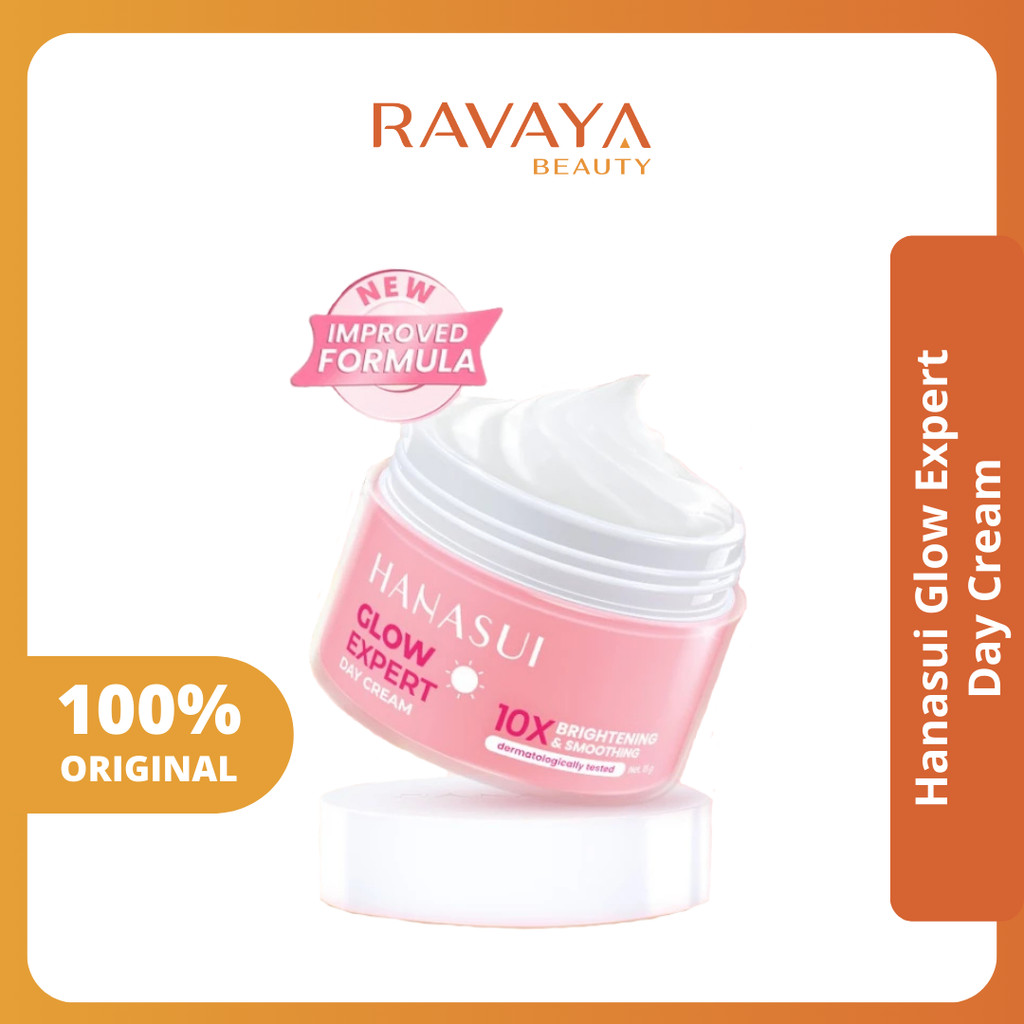 Hanasui Glow Expert Day Cream New Improved Formula 15g - Mencerahkan & Kurangi Bintik Hitam
