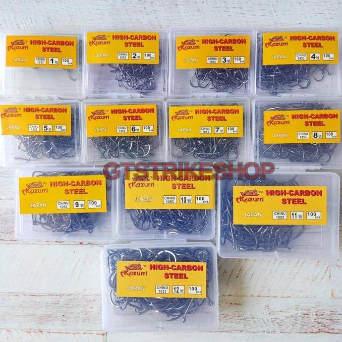 Mata kail pancing carbon Vezel Kazuri Kazurri 1053 (chinu ring) Box/ K