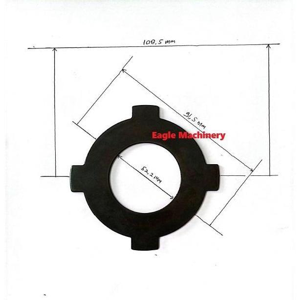 DI146 >> Kopling Kampas Kopling Plat Kopling Mesin Bubut Lathe Machine CA CS CW 61 62 DMTG dan Sejen