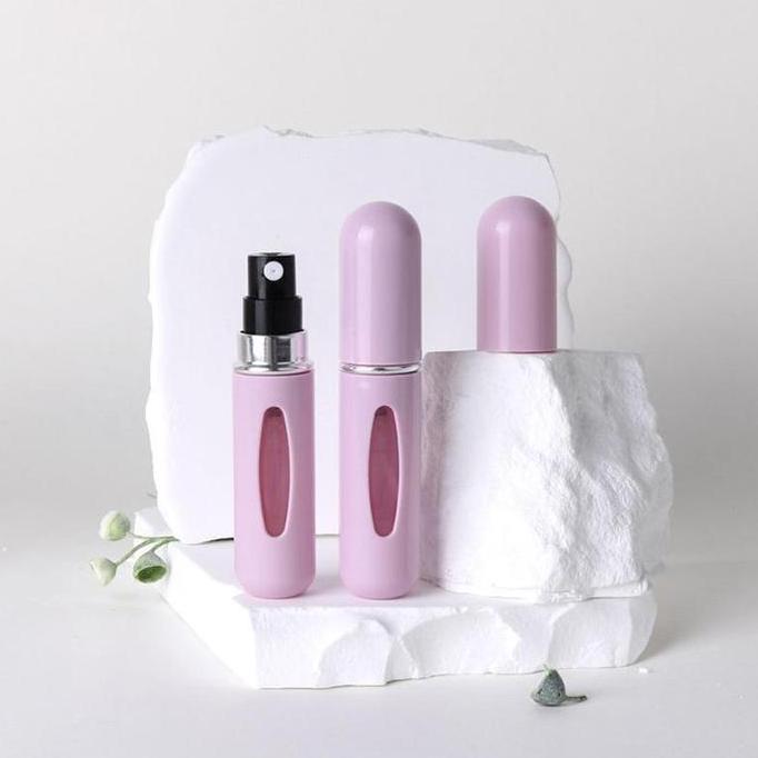 SOLALA Botol Parfum 5ml Kemasan Parfum Botol Kecil Bawah Pengisian Langsung Perjalanan Bisnis Kaleng