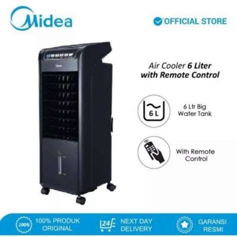 Midea Ac 100Ab 100A 100 100Ab Ac100 Ab A Ac100A B Ac100Ab Air Cooler Aircooler 6 Liter 6L Remote Con