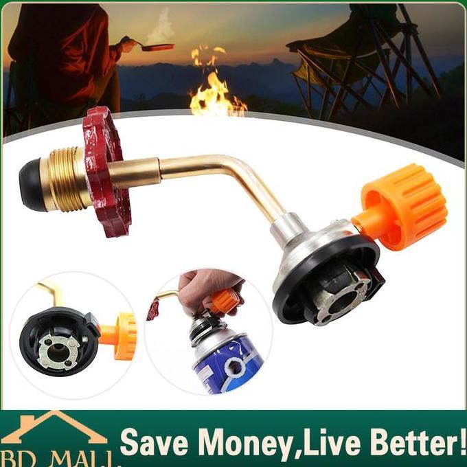 SAVANA Adaptor Tabung Gas Kaleng Kran Konektor Sambungan Gas Kaleng Portabel