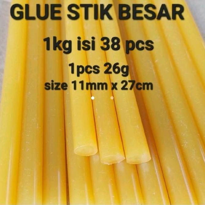 isi refill lem serba guna tembak bakar hot glue gun stick besar stik glue stik warna kuning besar cm
