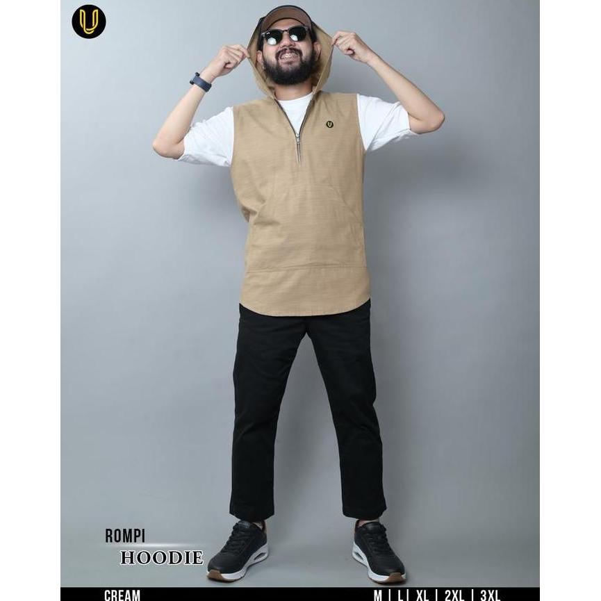 Uhud Basic - Rompi Hoodie Rompi Shalat LT