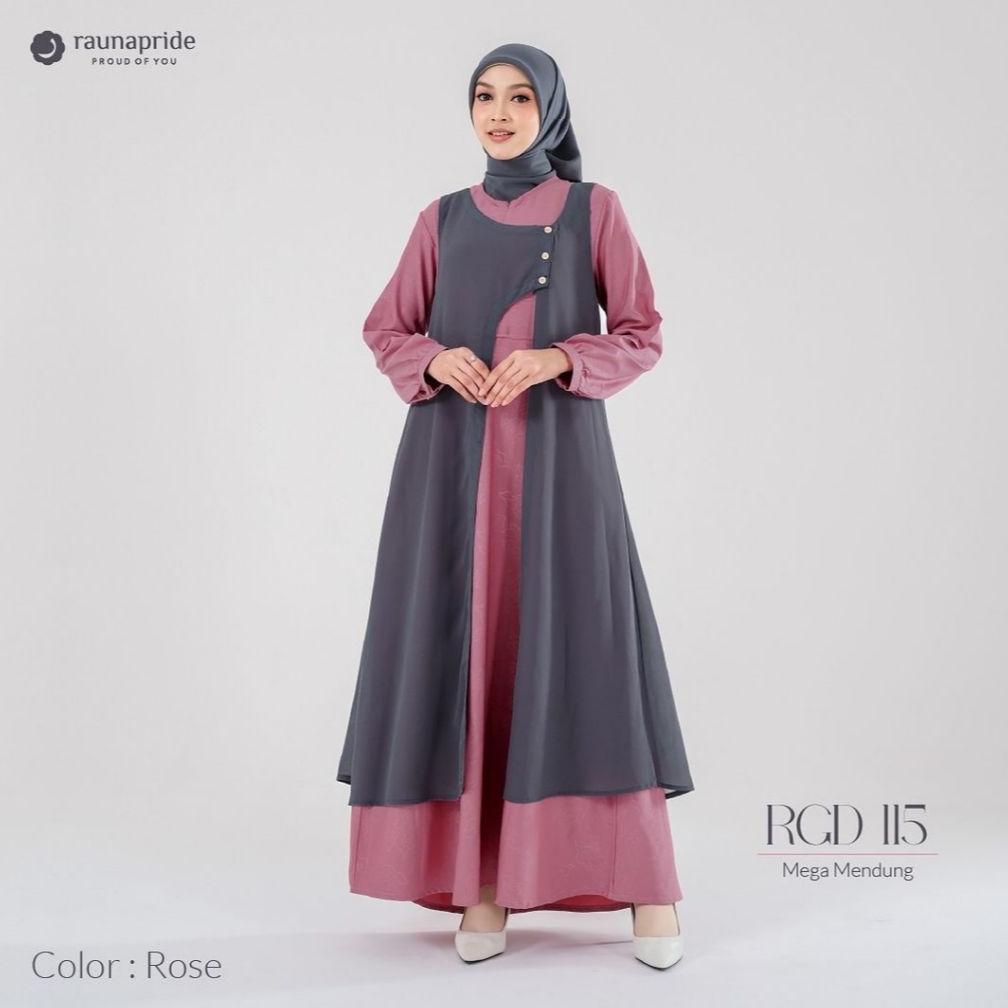 Raunapride Gamis Wanita / RGD-115 / Fashion Muslim Terbaru Termurah