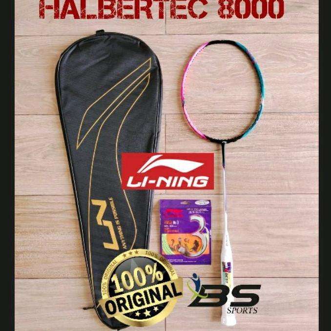 RAKET BADMINTON LINING HALBERTEC 8000 ORIGINAL