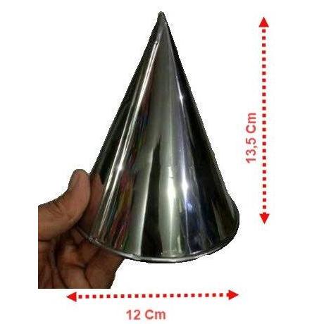 CETAKAN  UJUNG TUMPENG NASI KUNING /PUTIH  KECI SEDANG BESAR STAINLESS