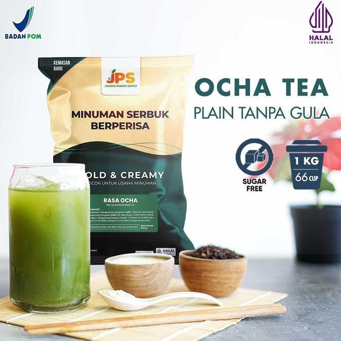 Bahreee_ - Powder Drink JPS Bubuk Minuman Rasa OCHA PLAIN 1Kg