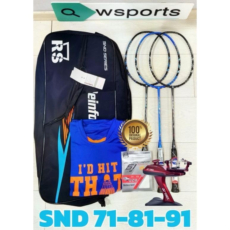 Raket Badminton RS SND 71 81 91 Smash Prof Original