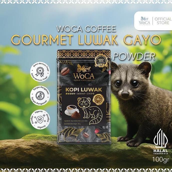 Bahreee_ - WoCA Gourmet Luwak Gayo Coffee Tin - Powder 1gr