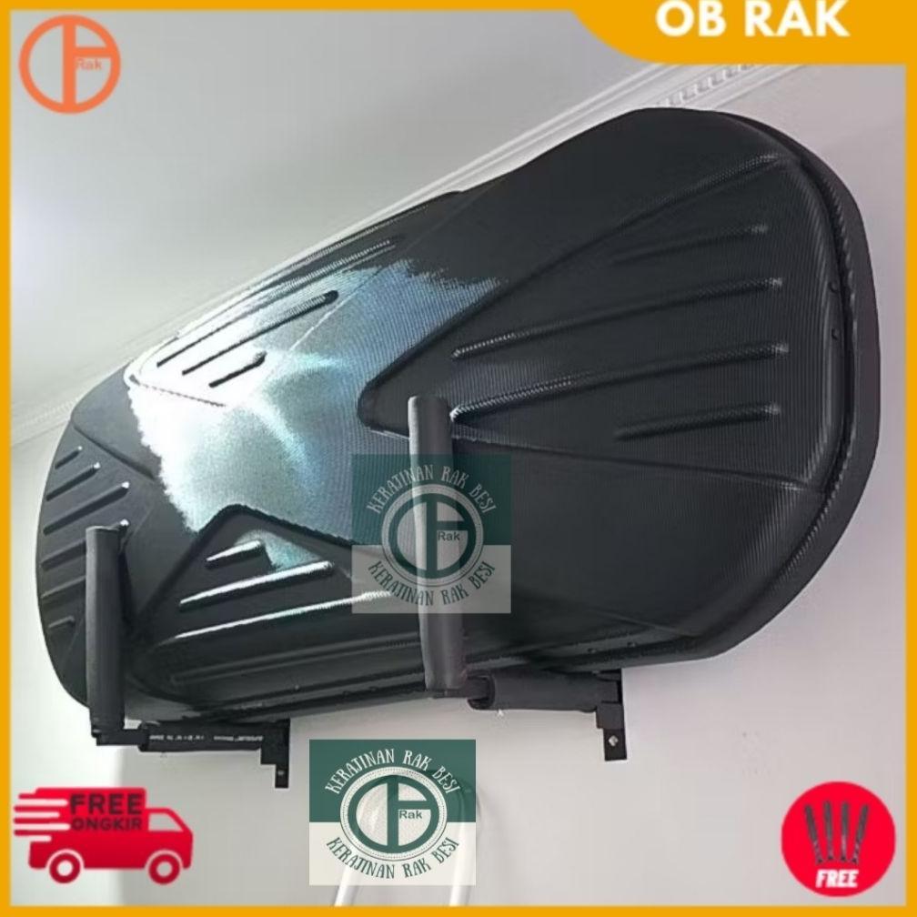 Bracket Penyimpanan Roof Box Mobil Universal Tempel  Dinding Simpel | Roof Box Mobil