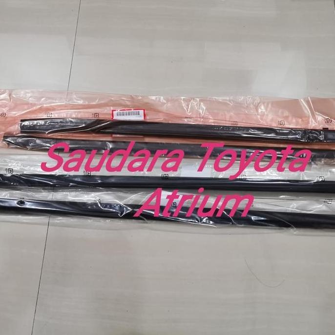 PELIPIT KARET KACA LUAR WEATHERSTRIP LUAR JAZZ 2004 2005 2006 2007 SET ORIGINAL DAN TERPERCAYA