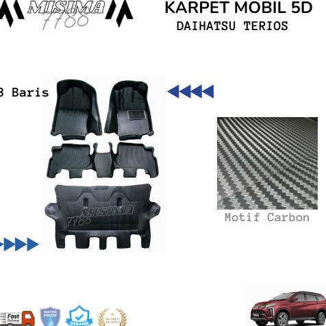 Karpet mobil 5d Daihatsu Terios