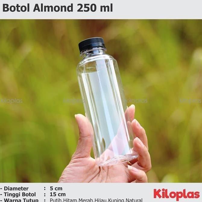 Botol Almond 250 ml / Botol Jus 250 ml / Botol Plastik Jus
