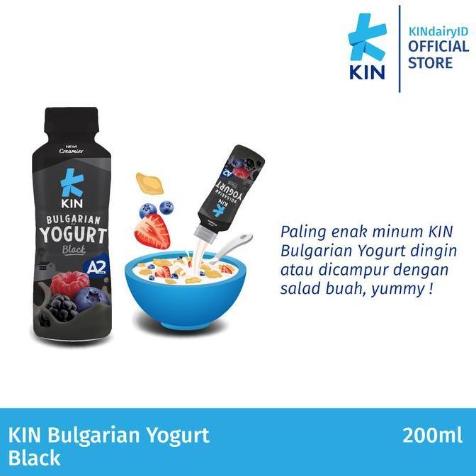 KIN BULGARIAN YOGURT BLACK (24 x 200 ML)