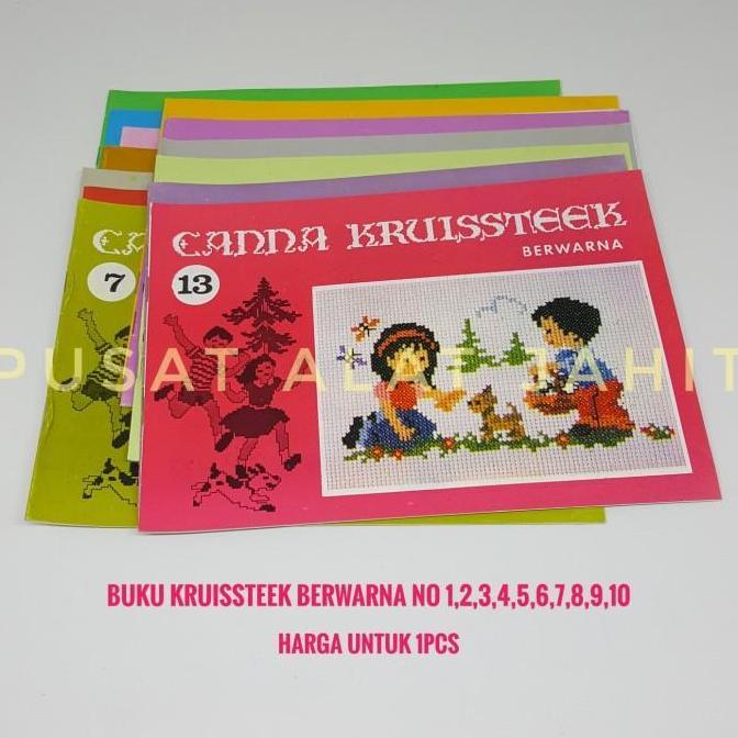 BUKU KRUISSTEEK CANNA BUKU KRISTIK BELAJAR SULAM MENYULAM CROSS STITCH