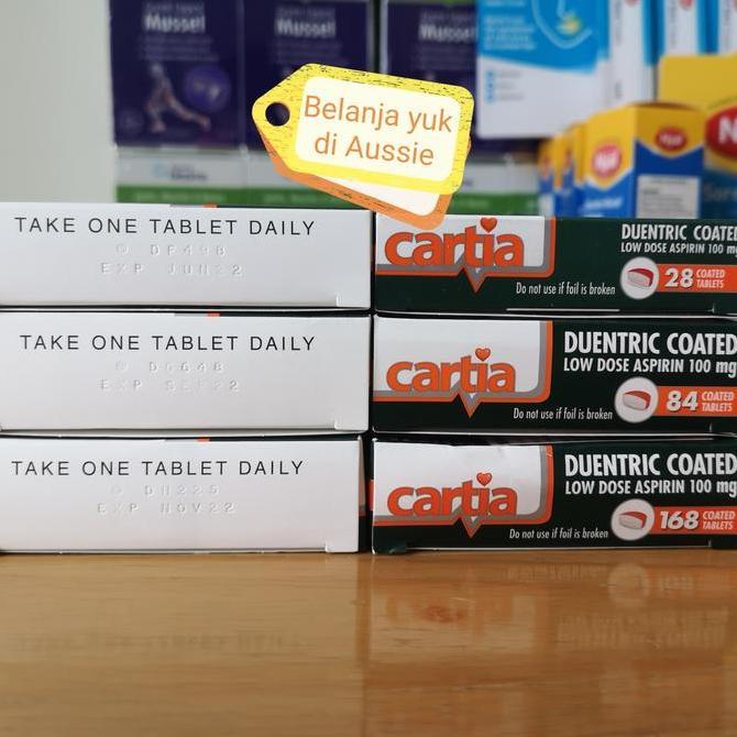 Clearx- Cartia Low Dose Aspirin 100Mg - Original Product Australia