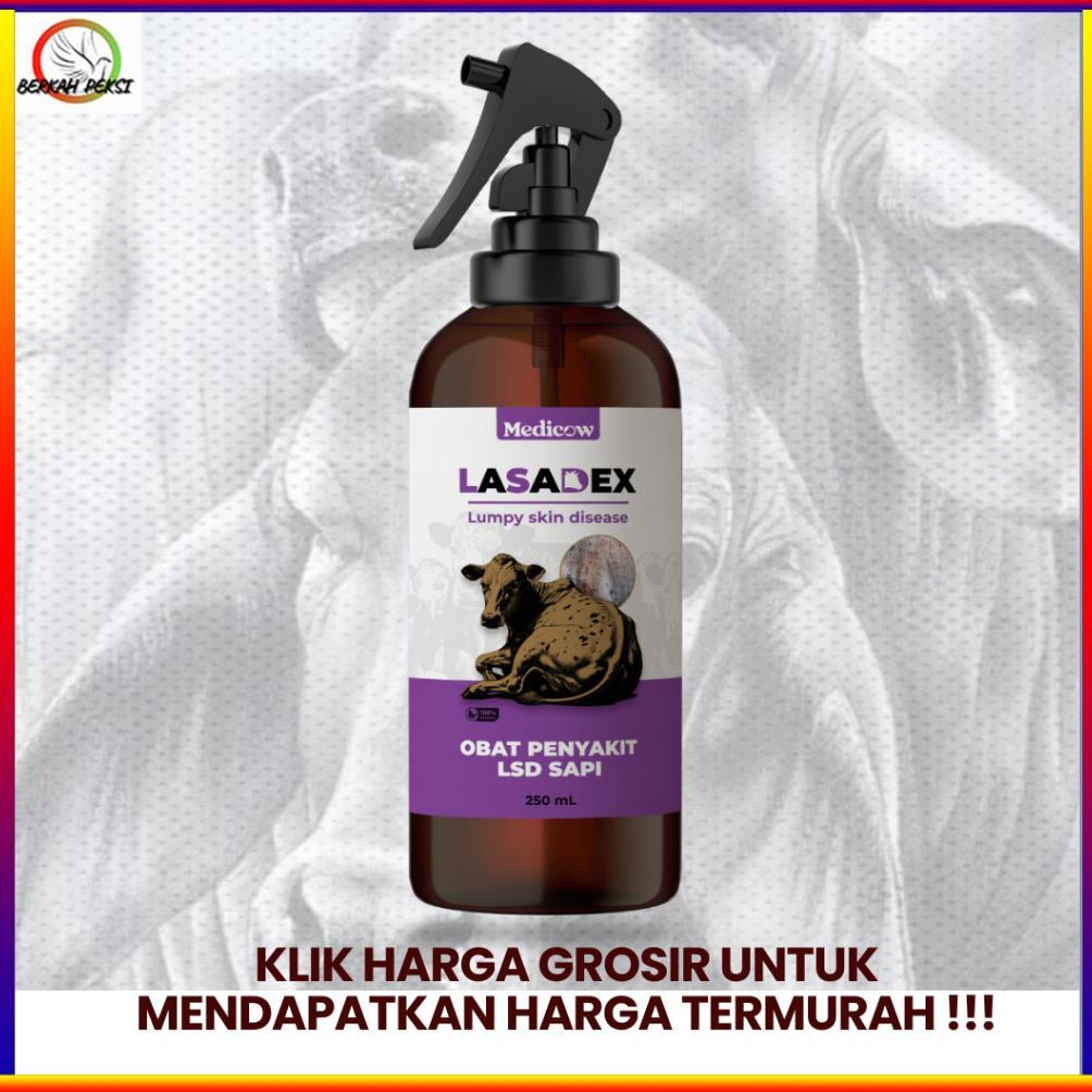 OBAT SPRAY HEWAN PELIHARAAN MENGOBATI PENYAKIT LATO-LATO SAPI KAMBING DLL LSD LASADEX