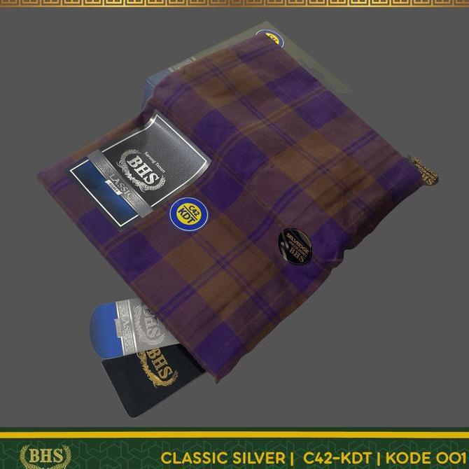 Diskon Sarung Bhs Classic Silver Motif C42 Kdt Selvedge Jacquard Otb (Olive Tua Besar), Ots (Olive T