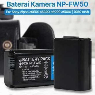 TERBARU Baterai Kamera NP-FW50 for Sony Alpha a6500 a6300 a6000 a5000