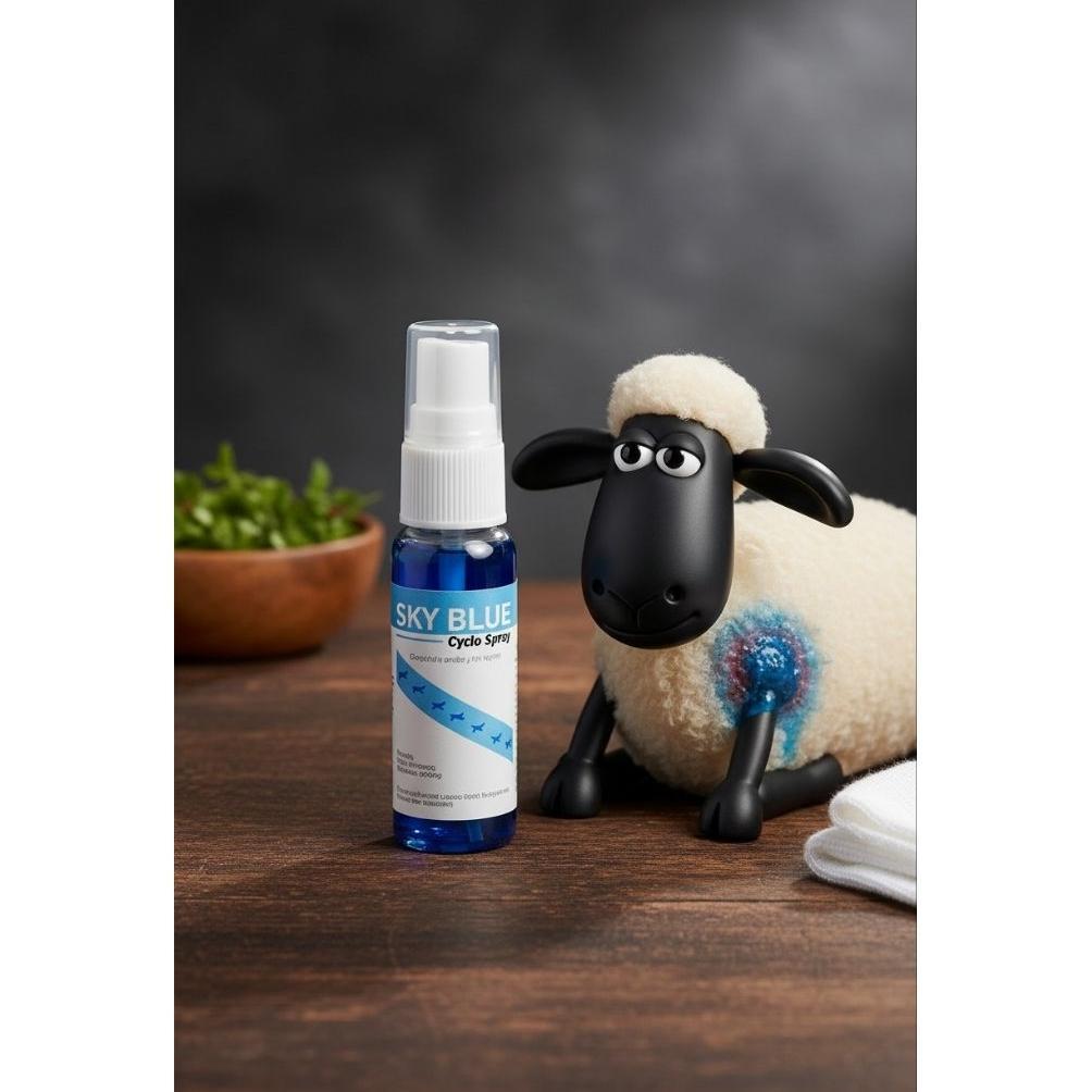 Sky Blue - Cyclo Spray Obat Luka Hewan