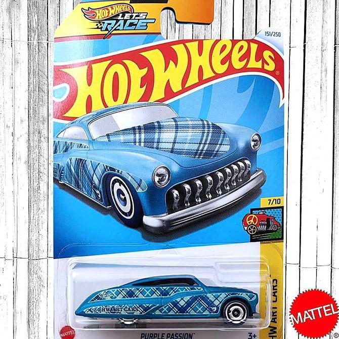 Hot Wheels Purple Passion Biru Treasure Hunt Diecast Mobil Klasik