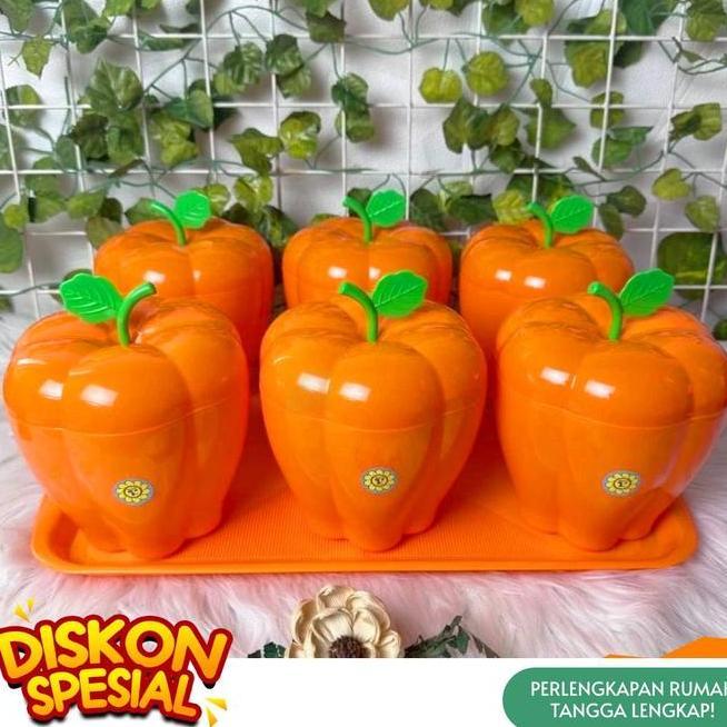 2.2 Toples Set Labu Nampan Unik Ukuran M 6 Toples1 Nampan