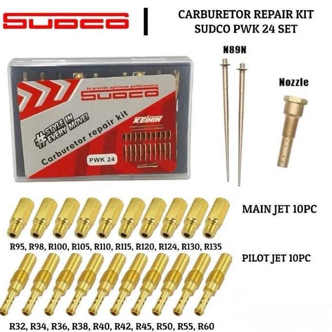 Promo Carburator repair kit pwk Pilotjet pwk PJMJ Pilot jet Mainjet PJ MJ Pilot jet Main jet Carbure