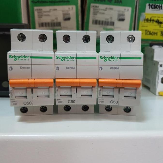 mcb schneider domae 2P C50 50A original