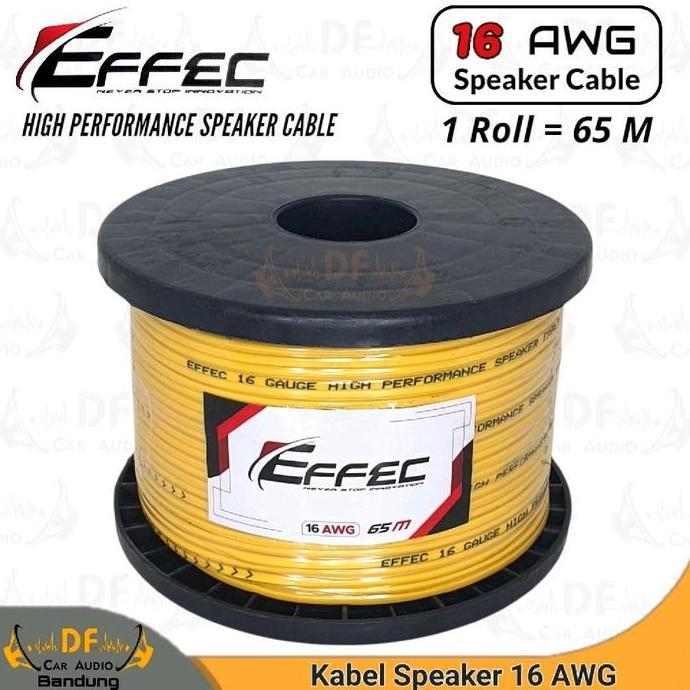 Kabel Speaker Effec 16 AWG ( 1 Roll = 65 M ) / Kabel Speaker Audio Mobil / Speaker Cable