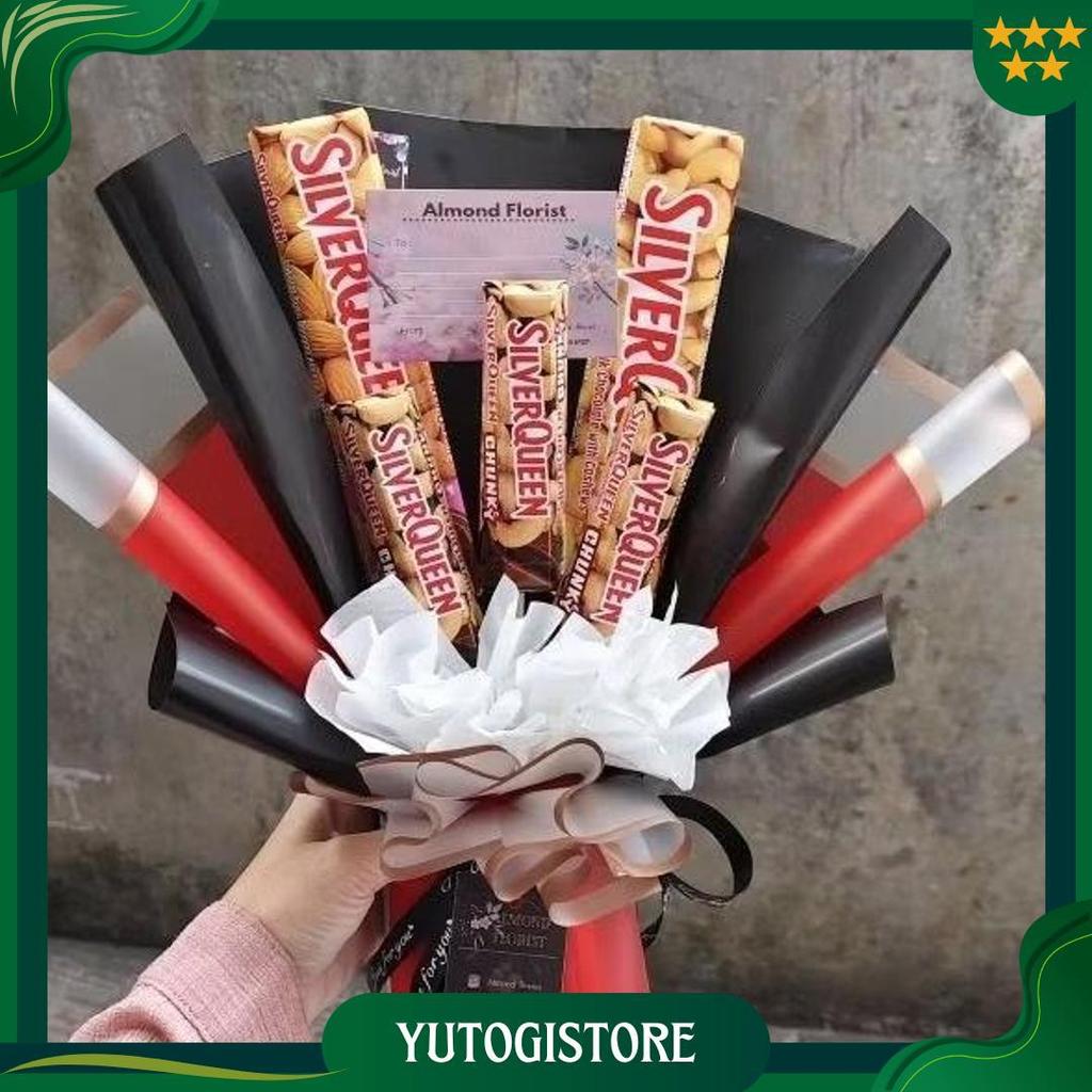 Promo Valentine Buket / Bouquet Coklat Silverqueen, Buket Wisuda Buket Cokelat Buket Mewah Cod