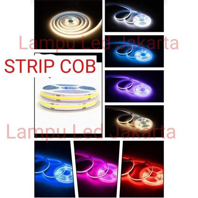 Led strip COB 15watt 15w dc 12v. lampu strip COB 12v. strip light COB terlaris
