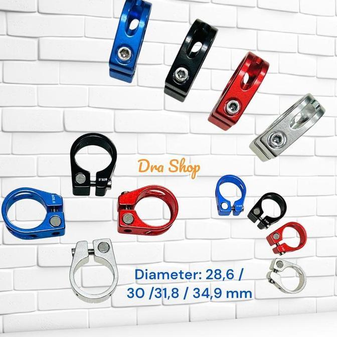 Clamp seatpost sepeda Diameter 28.6 mm / 31.8 mm / 34.9 mm