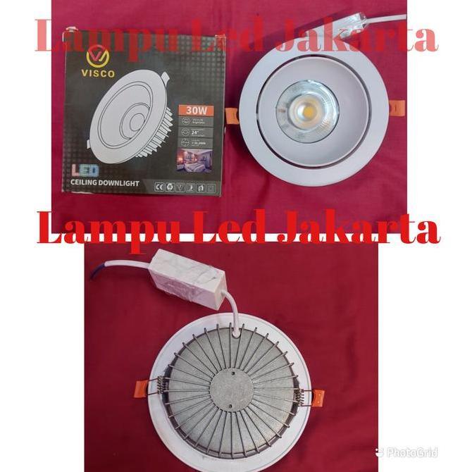 Downlight LED 30watt. Lampu spotlight sorot 30watt 30w. Lampu cob 30w terlaris