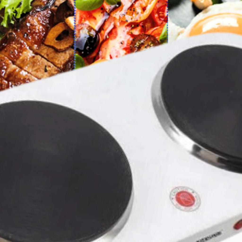 Cod Kirim Cepat Tokiwa Kompor Listrik 2 Tungku Low Watt Portable Cooking Stove 2 Heating Plate 2000W