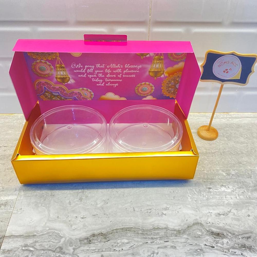 DUS STOPLES BULAT 250GRAM 171558 / 6PCS BOX KUE KERING LEBARAN / HAMPERS LEBARAN / KOTAK STOPLES LEB
