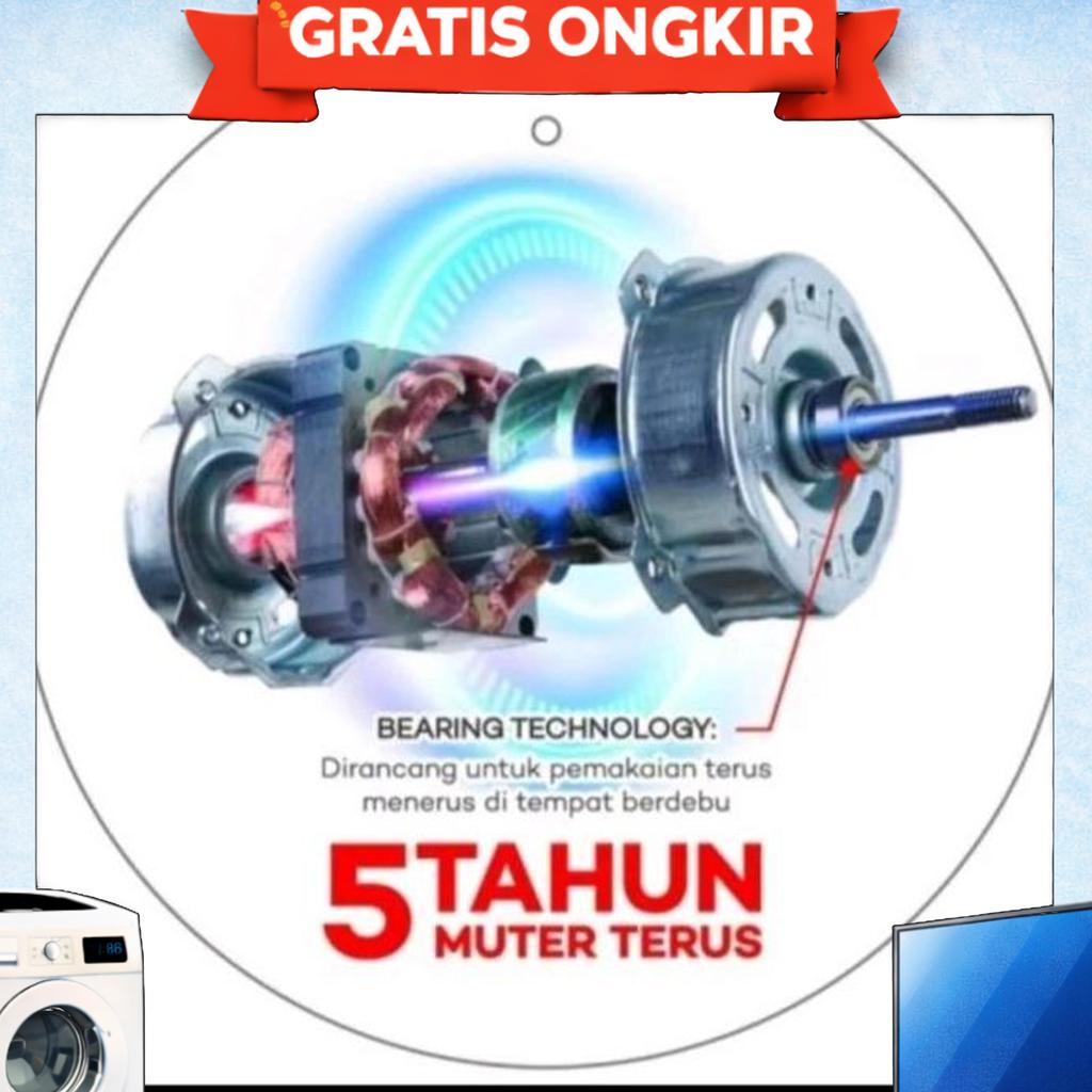 Kipas Dinding 16" Pisces 1611Pro Pakai Bearing