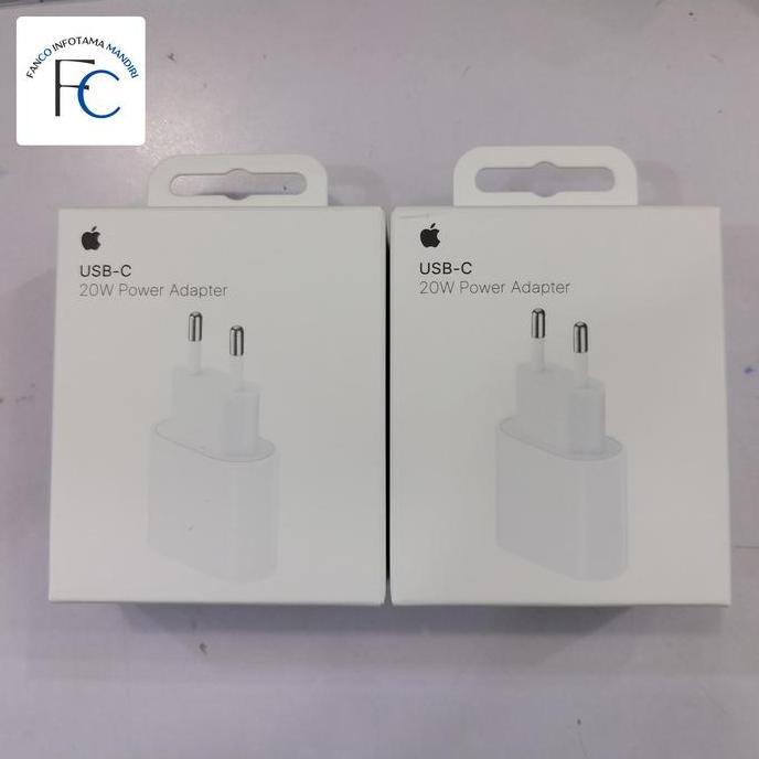 BEBAS ONGKIR - Adapter Iphone USB-C 20W Power Adapter Original