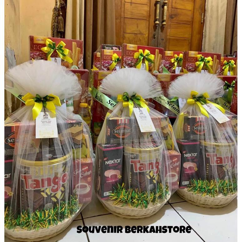 Paket hampers Lebaran Tile/paket hampers kue kaleng/parcel lebaran murah