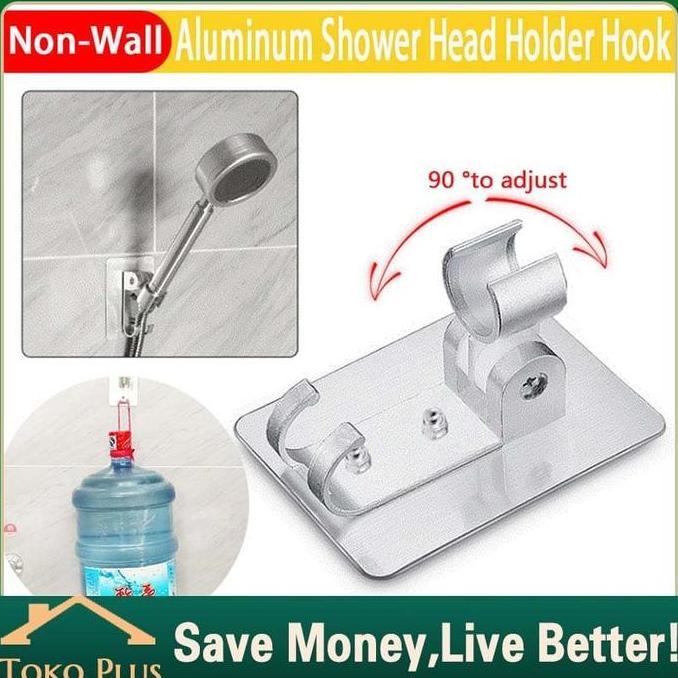 GHURDI Adjustable Stand Head Holder Gantungan Shower Mandi Dudukan Shower