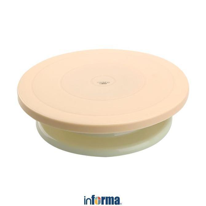Informa Cooking Color Prun Wadah Kue - Hijau Mint Meja Putar Alas Kue Pemutar Tatakan Dekorasi
