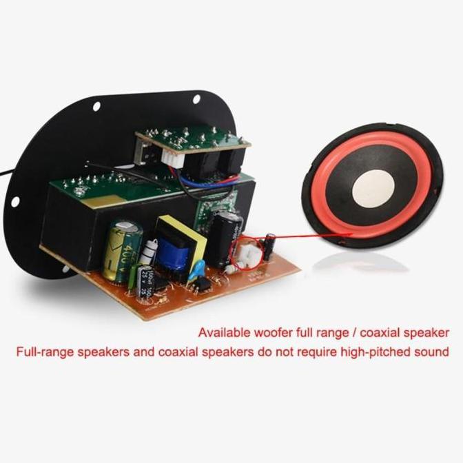 Kit Power Amplifier Subwoofer Bluetooth FM USB 35W DC 12V 24V AC 220V