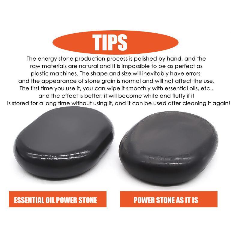 NEW! 2PCS Hot Stone Massage 8*8*1.5cm Batu Hot Stone Massage Flat Hot Stone SPA