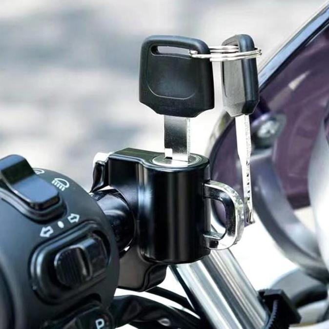 Kunci Helm Motor / Gembok Helm Anti Maling Untuk Stang Motor