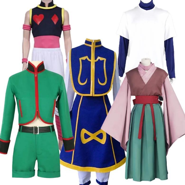 Killua Zoldyck GON FREECSS Cosplay Costume Kurapika Anime Cosplay Halloween Party Carnival Cosplay S