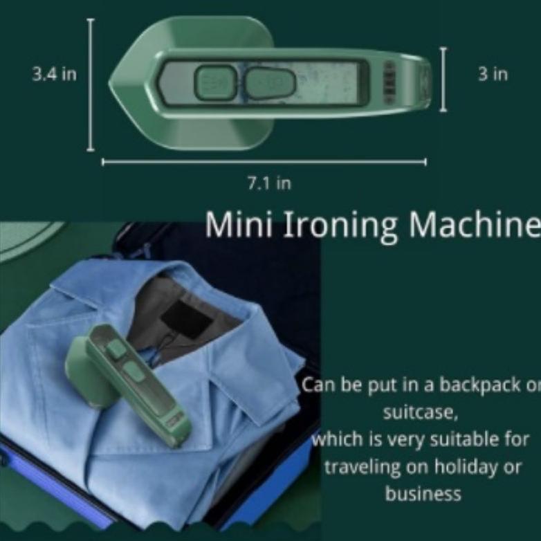 NEW Setrika Uap Portable Travel Sederhana Minimalis 360 Derajat / Seterika Uap Listrik