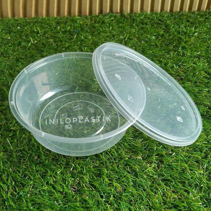 Thinwall Dm 650Ml Round Bowl / Thinwall Bulat Food Container 650 Ml Rb - 25Pcs