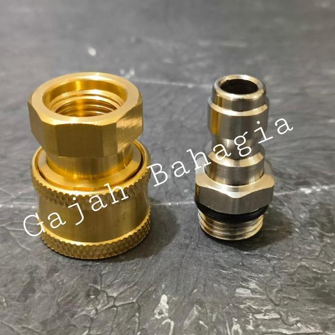 Quick release Gun dan Selang Jet Cleaner Konektor 1/4" Sambungan