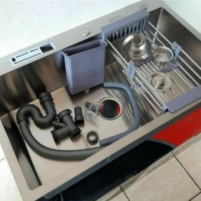 Kitchen Sink Bolzano 8050 Stainles 1 Lubang Jumbo /Bak Cuci Piring