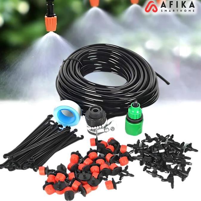 Peralatan Set Selang Irigasi Penyiram Tanaman Otomatis Kebun dan Taman